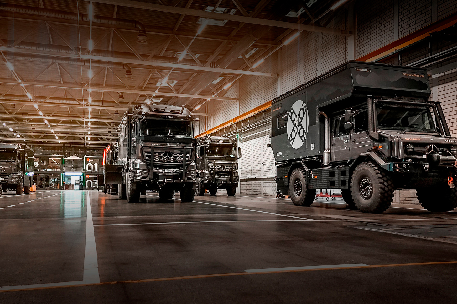 Stone Offroad Design - Produktionshalle in Pullach