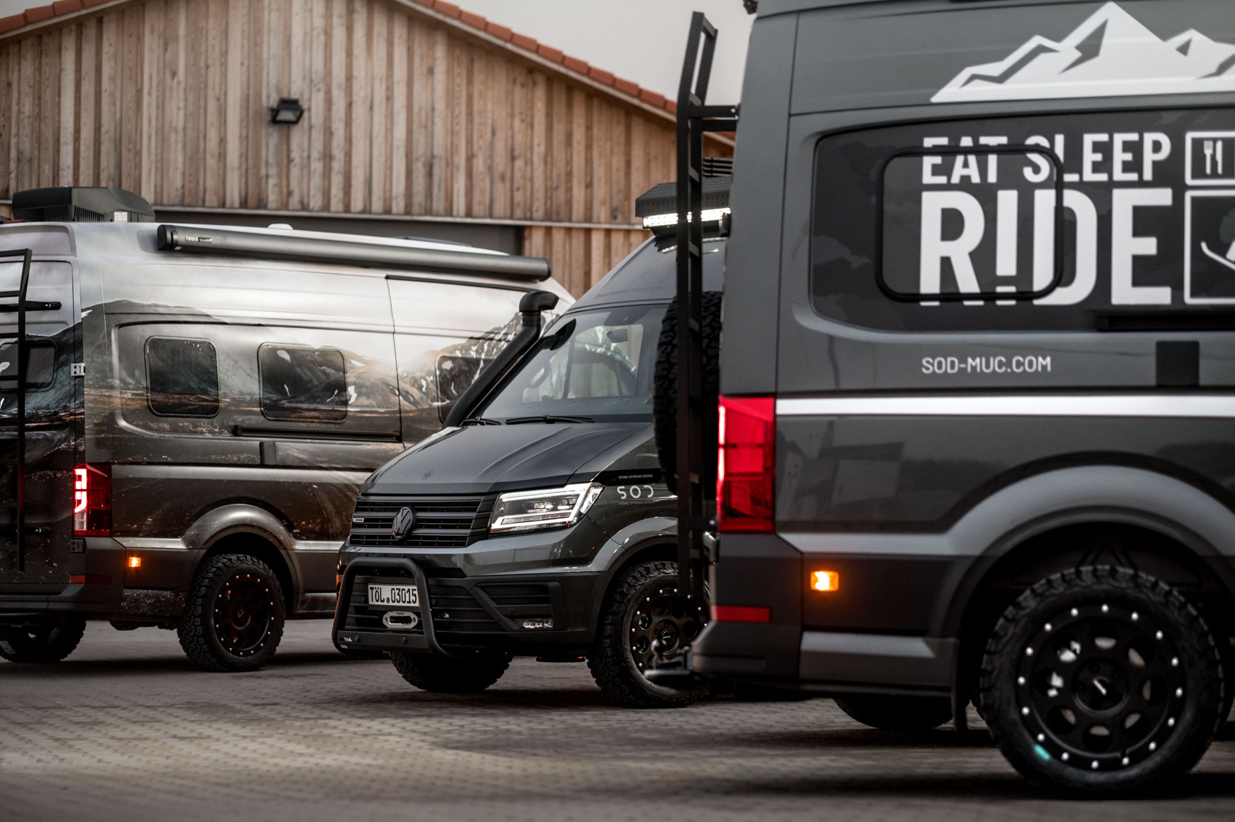 SOD BASE - VW Grand California-based camper with various extensions